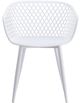 Moe's Home Collection Piazza White-M2 Outdoor Chair-0