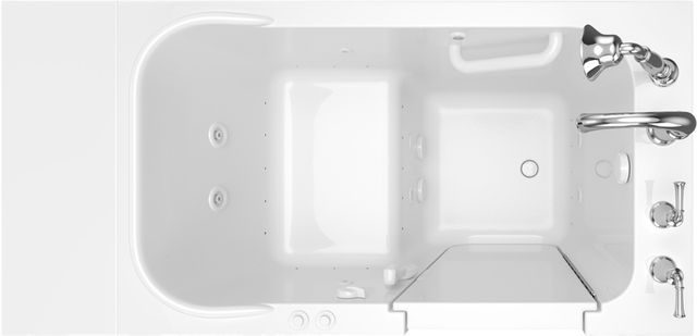 American Standard Value Series White Alcove Walk-In Combination Bathtub-3
