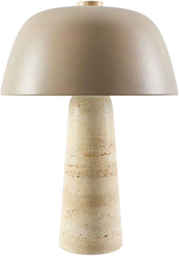 Surya Fes Natural Beige Table Lamp-0