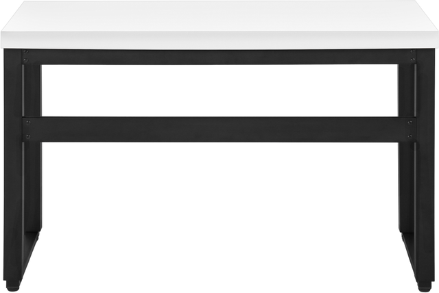 Monarch Specialties Inc. Black/White Adjustable Computer Desk-3