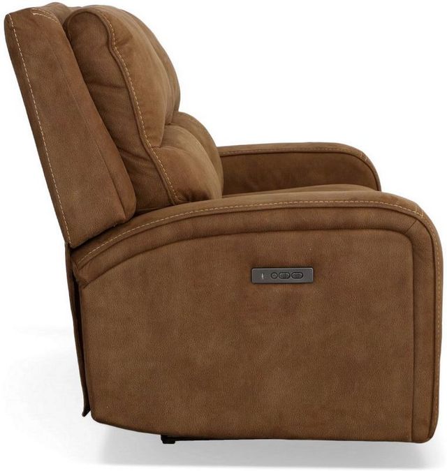 Flexsteel® Nirvana Saddle Power Reclining Loveseat with Power Headrests-3
