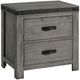 Elements International Wide 4-Piece Gray Queen Panel Bedroom Set-5