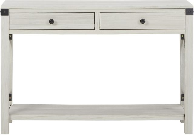 Signature Design by Ashley® Bayflynn Whitewash 2 Drawers Console Sofa Table-1