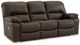Signature Design by Ashley® Leesworth Dark Brown Power Sofa-0