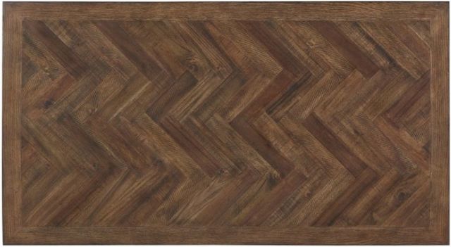 Winners Only® Maxwell Brown Top Counter Dining Table with Black Metal Base-3
