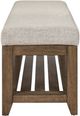 Liberty Furniture Shaker Lakes 6-Piece Harvest Brown/Taupe Optional Double Pedestal Dining Table Set-4