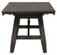 Liberty Furniture Double Bridge 5-Piece Dark Chestnut/Gray Optional Trestle Dining Set-4
