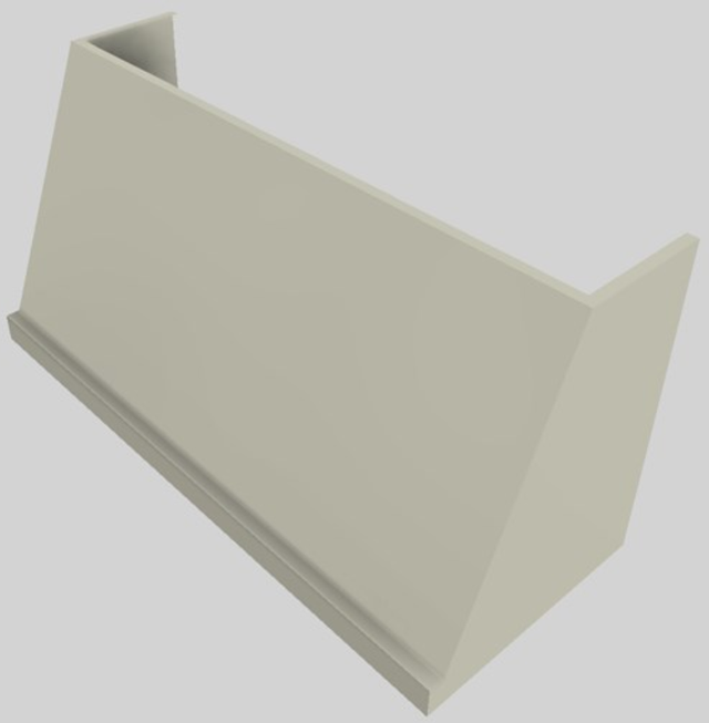 Vent-A-Hood® 60" Wall Mounted Range Hood-Biscuit-1