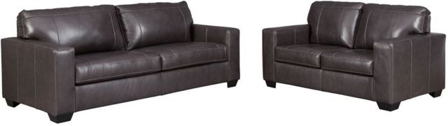 Signature Design by Ashley® Morelos 2-Piece Gray Living Room Set-0