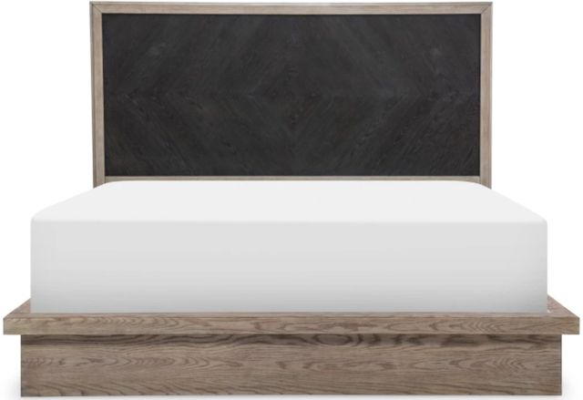 Legacy Classic Halifax Flax/Java Queen Panel Bed-2