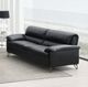 ACME Furniture Eilene Black Leather Loveseat-1