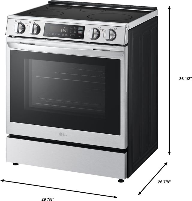 LG 30" PrintProof® Stainless Steel Slide In Induction Range -2