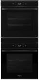 Whirlpool® 24" Black Double Electric Wall Oven-0