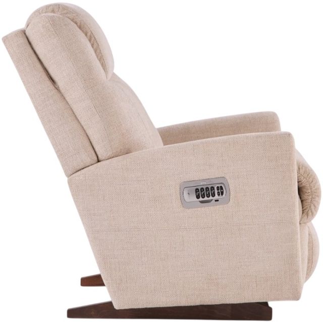 La-Z-Boy® Sparrow Ivory Power Rocking Recliner with Headrest-3