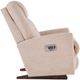 La-Z-Boy® Sparrow Ivory Power Rocking Recliner with Headrest-3