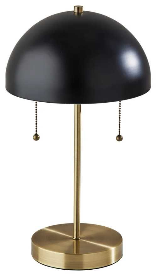 Adesso® Bowie Antique Brass Table Lamp-0