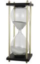 A & B Home White/Black Hourglass-0