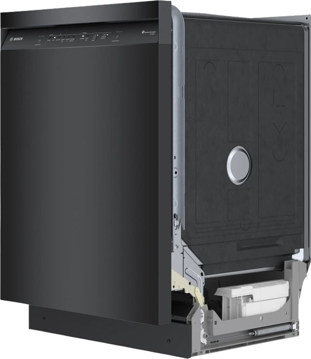 Bosch® 100 Series 24" Black Front Control Built-In Dishwasher-2