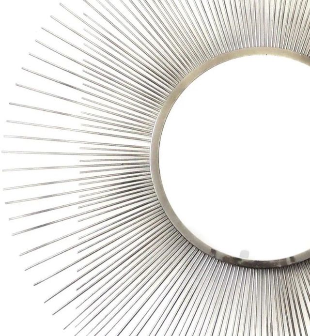 Classy Art Style 28 Chrome/Gray Wall Mirror-1