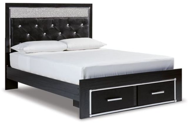 Signature Design by Ashley® Kaydell Black Queen Storage Bed-0