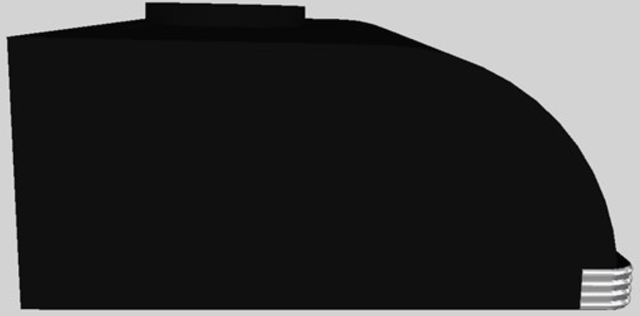 Vent-A-Hood® 36" Black Retro Style Under Cabinet Range Hood-1
