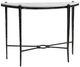 Stylecraft White Console Table with Black Frame-0