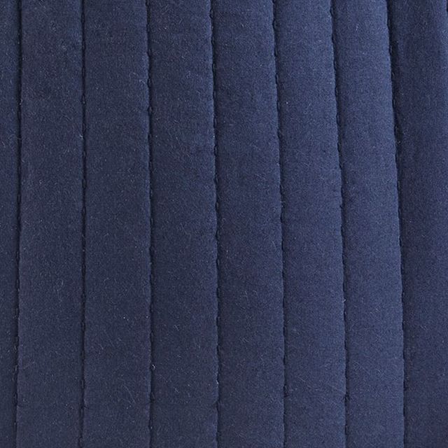 Olliix by INK+IVY Navy Camila Quilted Euro Sham-3