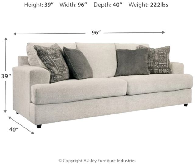 Signature Design by Ashley® Soletren Stone Queen Sleeper Sofa-3