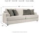 Signature Design by Ashley® Soletren Stone Queen Sleeper Sofa-3