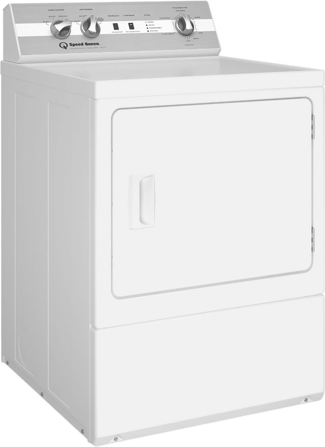 Speed Queen® DC5 7.0 Cu. Ft. White Electric Dryer-2