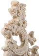 A & B Home Antique White Wall Mirror-3