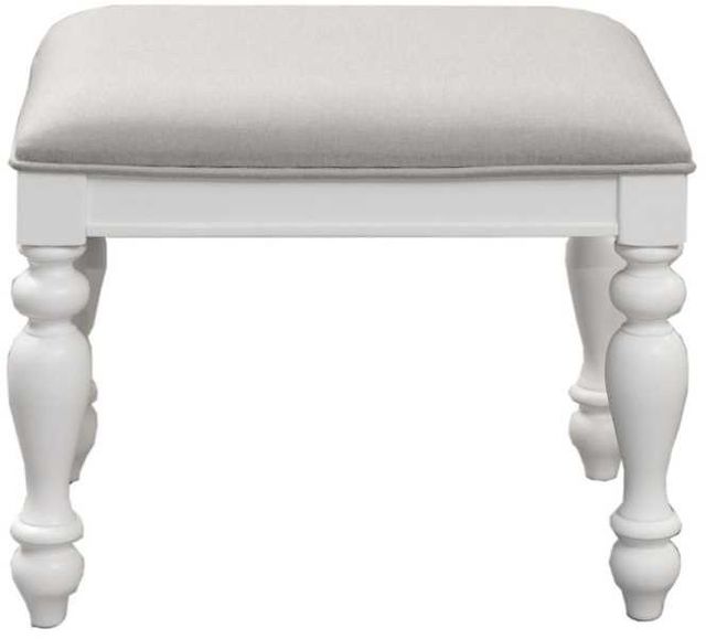 Liberty Furniture Summer House I Gray/Oyster White Vanity Stool-2