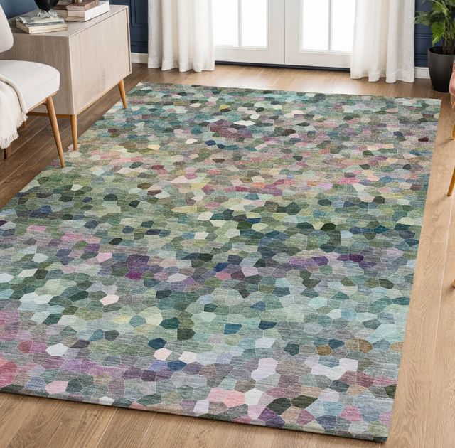Dalyn™ Rug Company Kaleidoscope KL1 Cactus 5'x8' Area Rug-1