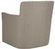 Olliix by Madison Park Natural Devrim Herringbone Texture Swivel Chair-3