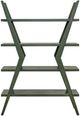 International Furniture Direct Moka Green Etagere Bookcase-2