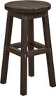 C R Plastics Generation Line Chocolate Counter Stool-0