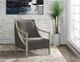 Elements International Hopkins Columbia Charcoal/White Wash Accent Chair-1