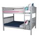 M3 Furniture Grey Full/Full Bunk Bed-0
