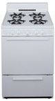 Premier Peerless 24" White Freestanding Gas Range-0