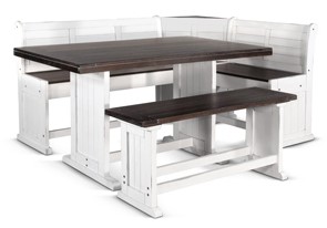 European cottage 3 piece dining nook discount