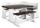 Sunny Designs™ Carriage House European Cottage Counter Height Breakfast Nook Set-0