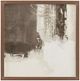 Bassett Mirror Neutral Contrast Section Cream/Ivory Framed Print-0