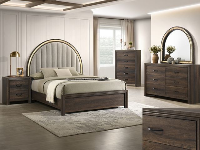 Crown Mark Noreen Brown Nightstand-1