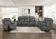 Homelegance® Dean Gray Manual Recliner-1