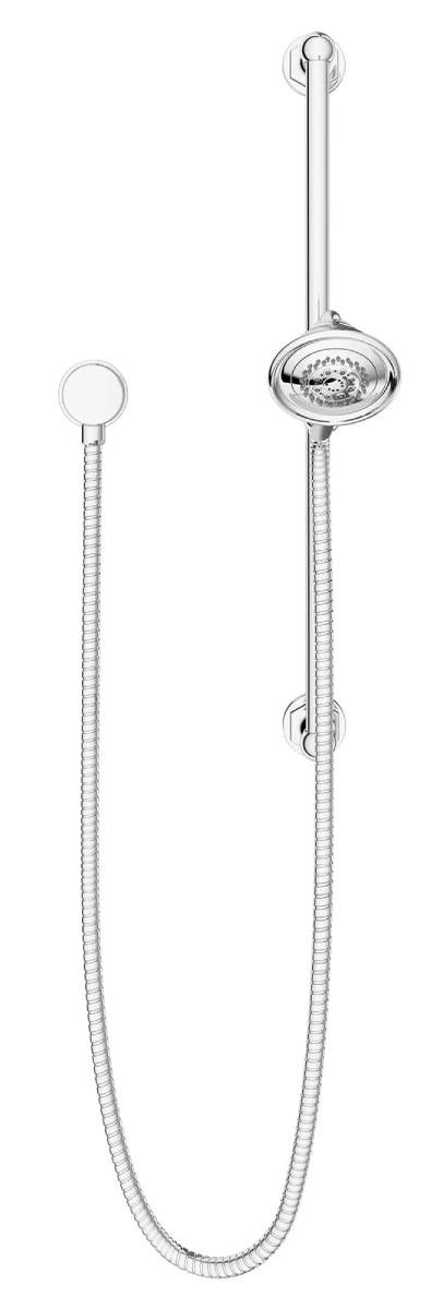 DXV Oak Hill® Polished Chrome Personal Hand Shower Set with Adjustable 24" Slide Bar-1