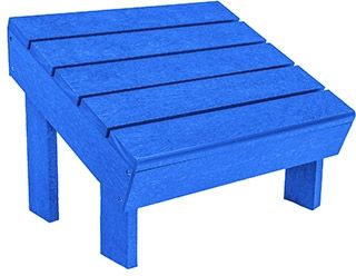 C R Plastics Modern Blue Footstool-0