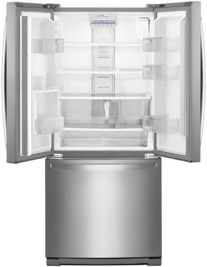 Whirlpool® 30" 19.7 Cu. Ft. Fingerprint Resistant Stainless Steel French Door Refrigerator-1