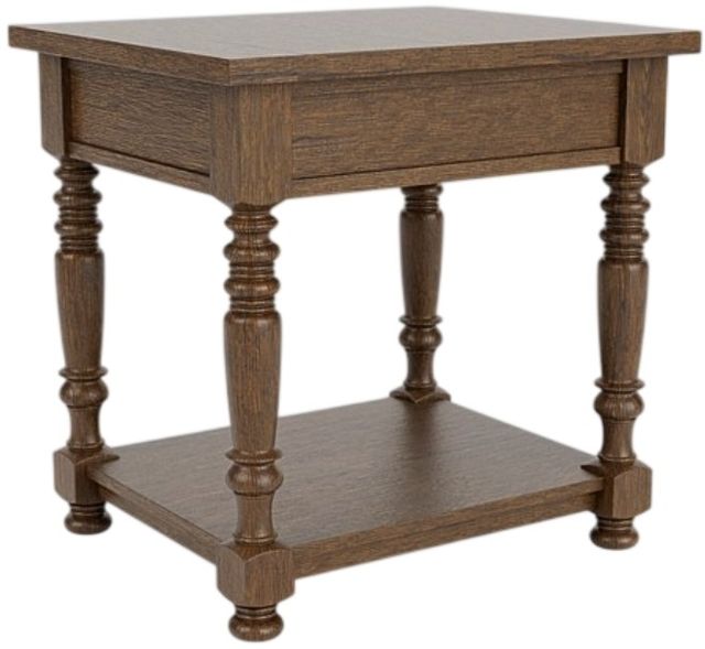 Riverside Furniture Eastlake Whiskey Oak End Table-4