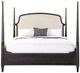 Hooker® Furniture Americana Jude/Molasses King Upholstered Poster Bed-2