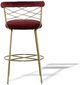 VIG Furniture Modrest Dakin Green Bar Stool Glam Red/Gold Barstool-3